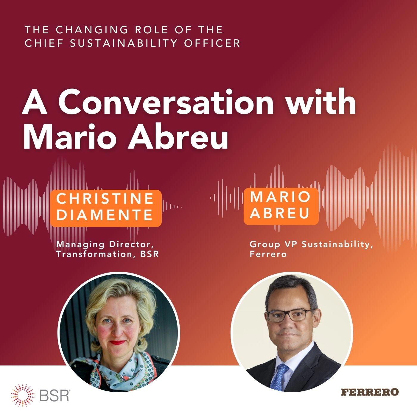 A Conversation with Mario Abreu, Group VP, Sustainability, Ferrero thumnail image