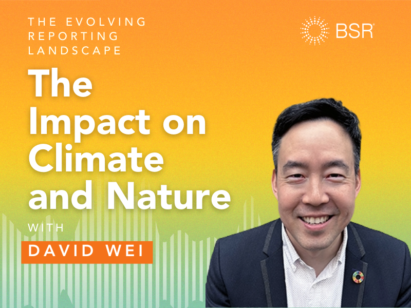 The Impact on Climate and Nature with David Wei thumbnail image
